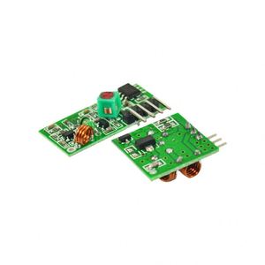 1 paire de récepteur RF sans fil module et super-régénération plaque module émetteur 433 MHZ DC5V (DEMANDER/OOK) - Product Image 4
