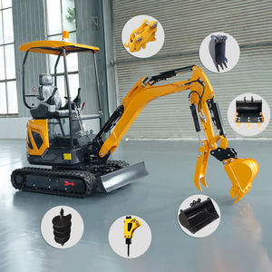 무료 배송 미니 굴삭기 1.8 톤 에파 엔진 디젤 농업 소형 마이크로 가방 과수원 유압 크롤링 작은 굴착기 - Product Image 4