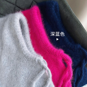 <span class=keywords><strong>Pasamontañas</strong></span> de punto acrílico con aislamiento de estilo coreano con diseño de cuello cruzado integrado para uso informal diario Unisex Otoño Invierno - Product Image 6