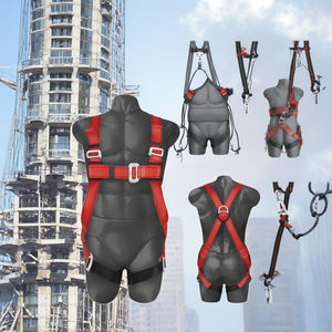 カスタマイズされた全身ダブルストラップ作業高さプロフェッショナル落下防止アレストストラップベルト安全ハーネス - Product Image 6