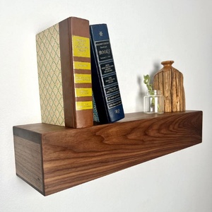 Estante <span class=keywords><strong>Flotante</strong></span> de Madera <span class=keywords><strong>con</strong></span> Cajones Ocultos, Caja de Seguridad Secreta para Dinero, Estante para Armas, Estantes Modernos para Mueble de TV - Product Image 1