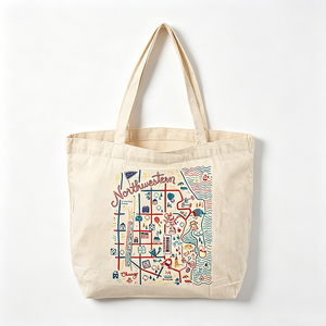Bolso Grande con Diseño Universitario, Estampado Artístico Personalizado, para Regalo de Graduación, Souvenir, Promoción de Boutique - Product Image 2