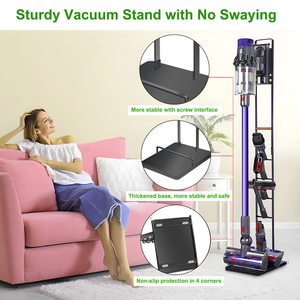 Station d'accueil pour aspirateur sans fil Dysons V15 V12 <span class=keywords><strong>V11</strong></span> V10 V8 V7 V6 Pièce stable Support de rangement en métal - Product Image 4