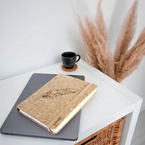 Boshiho Journal Writing Notebook Handmade Bound <b>Notepad</b> Cork Notebook with Pen Loop for Men & Women - Product Image 6