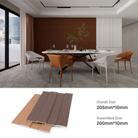 Panneau mural en WPC écologique, composite bois-plastique, imperméable, décoration murale intérieure pour la maison et le bureau