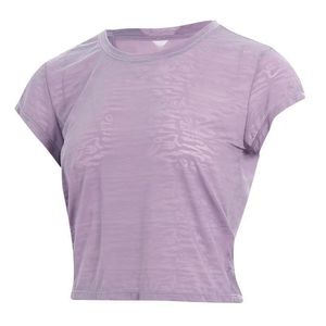 เสื้อครอปท็อปโยคะผู้หญิงแบบตาข่ายผูกหลัง แขนสั้น สำหรับออกกำลังกาย แห้งเร็ว ระบายอากาศดี เหมาะสำหรับวิ่งและฟิตเนส ขายส่ง - Product Image 6