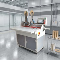 Machine d'application de ruban adhésif double face pour carton ondulé d'épaisseur 2,5 mm