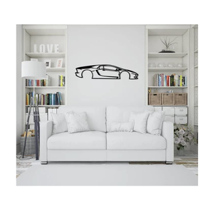 Panneau mural en métal personnalisé Panneau de garage Décoration murale de voiture Découpe laser gratuite Art mural découpé au laser Voiture Produit de qualité supérieure de l'Inde - Product Image 1