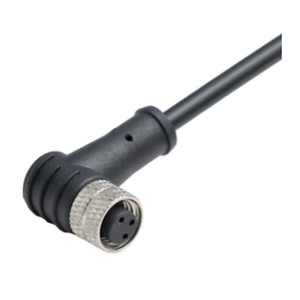 Cables Ethernet Industriales Impermeables Serie M8, Fabricados con Cable Blindado de PVC/PUR con Conector Hembra Serie M8 - Product Image 3