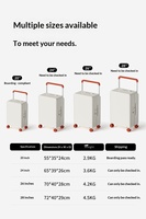 Valise trolley rigide Kamaier pour femme, 20 pouces, 4 roues pivotantes silencieuses, légère, avec serrure à combinaison pour le voyage