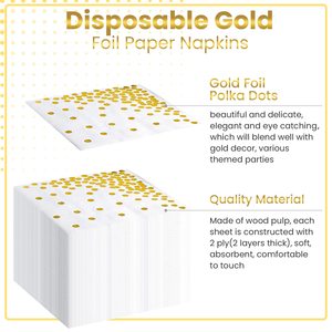 Chất lượng cao 1/2ply để 4ply biểu tượng tùy chỉnh in trắng dùng một lần nước giải khát ăn trưa giấy khăn ăn - Product Image 5