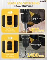 Fabricant d'outils professionnels, perceuse à percussion sans fil, ensemble d'outils, prix d'usine, kit de perceuse combinée sans fil, Inalambrico Taladro DIY