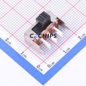 SK-22F03-G060 Slide Switch Through hole Component (THT) Switch Double Pole Double Throw Rectangle Pin Header PC Pin 17mm - Product Image 1