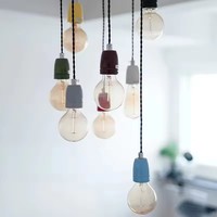 Ampoules à filament vintage Edison G80 en plastique pour éclairage AC/DC, bases E27 et E14, vente en gros pour entrepôts