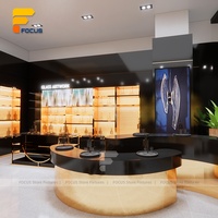Étagère en verre pour cosmétiques, présentoir de parfums, kiosque, design de magasin de bijoux, étagère de présentation pour boutique de détail
