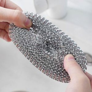 แปรงล้างจานด้ามยาว PP ยี่ห้อ Sunshine Kitchen Cleaner Tool พร้อมลวดสแตนเลส ดีไซน์สำหรับดูแลสัตว์เลี้ยง - Product Image 4