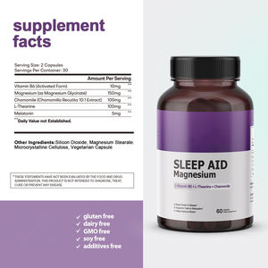 Complément alimentaire pour le sommeil en capsules à marque privée, végétalien, mélatonine 10 mg 5 mg, capsules pour favoriser le sommeil - Product Image 5