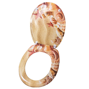 Asiento de Inodoro UF de Diseño Moderno para Uso Familiar, Hoteles, Restaurantes, Hospitales, Escuelas y Empresas, Cierre Lento, WONDER WD-805, Resina de Urea, Femenino - Product Image 3