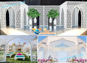 กรอบรูปเส้นใยสีขาวทันสมัยสำหรับเวทีแต่งงานกรอบรูปดีไซน์แบบมืออาชีพสำหรับขายในสหราชอาณาจักร - Product Image 5