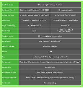 チカイシングルパスデジタルプリンター高効率自動バッグ印刷機ペーパーバッグティッシュピザボックスインクジェットプリンター - Product Image 4