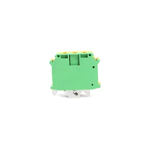 USLKG 35 Plastic Nylon PA66 V0 Mounted Feed Through Screw Cage Din Rail promotional oem screwless uk207 terminal block