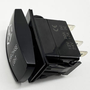 Interrupteur à bascule LED gravé au laser WH Custom ROCKER 6 broches, double éclairage - 20A 12V ON/OFF pour bateau, camion - Product Image 2