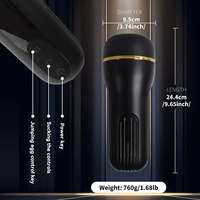 Godet de masturbation multifonctionnel 1,68 lb à aspiration automatique, simulation de vagin de poche, jouet sexuel pour hommes