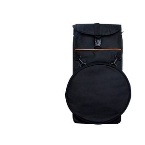 Estuche de Almacenamiento para Tambor Desmontable Negro de Diseño Elegante, Bolsa de Transporte Musical con Dos Compartimentos Separados, Muestra Gratuita - Product Image 4