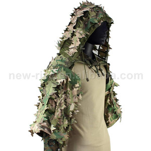 Combinaison <span class=keywords><strong>Sniper</strong></span> <span class=keywords><strong>Ghillie</strong></span>, capuche Viper avec feuilles 3D - Product Image 4
