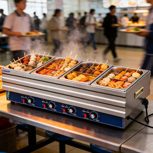 Machine à cuisiner Oden à 4 cylindres et 36 grilles, fondue japonaise traditionnelle pour <span class=keywords><strong>location</strong></span> <span class=keywords><strong>de</strong></span> fête, réutilisable - Product Image 4