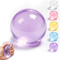 Balle anti-stress en caoutchouc style influenceur, la plus vendue, jouet à presser non rebondissant, balle de décompression brillante, malléable, unisexe, nouveauté