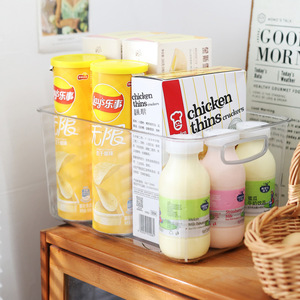 Transparent <b>Plastic</b> Storage <b>Boxes</b> Rectangle Multi Size For Kitchen Bedroom Living Room Organization Food Container - Product Image 2