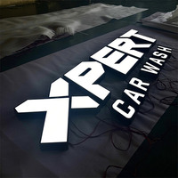 Enseigne lumineuse personnalisée Carrey Logo – Lettres LED 3D pour extérieur, restaurants, magasins et entreprises