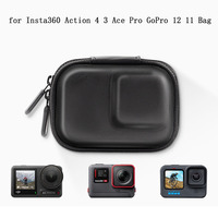Étui de transport HONGDAK pour caméra d'action, sac de rangement, étui de voyage, organiseur d'accessoires pour caméra, compatible avec la caméra DJI Action 4/3