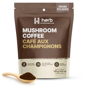 Café instantané aux champignons en marque blanche OEM/ODM, goût doux, avec soutien immunitaire et clarté mentale, emballé en sachet - Product Image 2