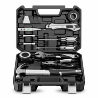 Ensemble d'outils multifonctionnels pour la maison, kit de réparation 19 pièces, étui rigide, outils d'entretien quotidien