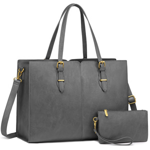 Sac à main pour <span class=keywords><strong>ordinateur</strong></span> portable en cuir PU vintage pour femmes, imperméable, pour le travail, le bureau, le transport, le sac à main, le sac à bandoulière, YiDai, toutes saisons - Product Image 1