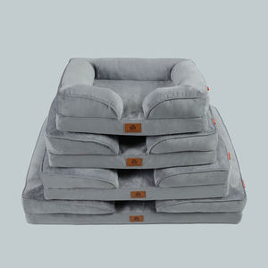 Designer Luxury Small <b>Dog</b> <b>Bed</b> Breathable Flannel Foam Cooling Support Cute Style Solid Pattern Box Packing Included - Product Image 3