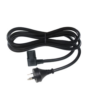Factory Price <strong>Free</strong> Samples 1.2m ODM OEM IEC <strong>Right</strong> Angle C13 Power Cable 3 Pin Electric Plug AU Power Cord for Computer - Product Image 1