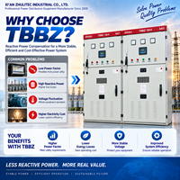 Armoire de compensation automatique de puissance réactive TBBZ 10 kV pour sous-station, avec banque de condensateurs moyenne tension