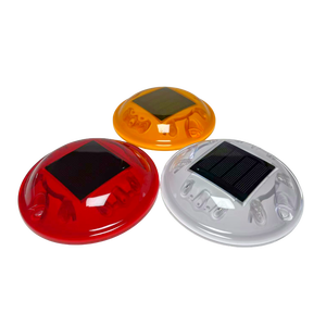 Высококачественный Алюминиевый Дорожный стержень с питанием от солнечной батареи, постоянный безопасный мигающий маркер с кошачьими глазами, поставщик - Product Image 4