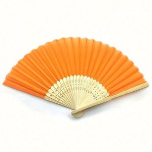 Portable Bamboo Folding Fan Carved and Painted Folk Art Design for Home Decoration or Sports Party Flower and Model <b>Pattern</b> - Product Image 3