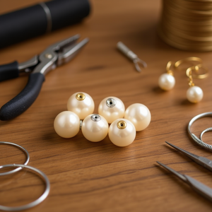 Perle ILAN da 14 mm, 6 pezzi, per la creazione di gioielli - Product Image 2