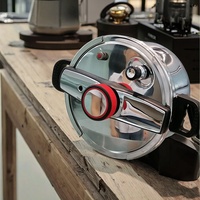 Autocuiseur à gaz domestique 4L 11L en acier inoxydable ignifuge, avec cuisson vapeur, allumage manuel et installation facile sur table