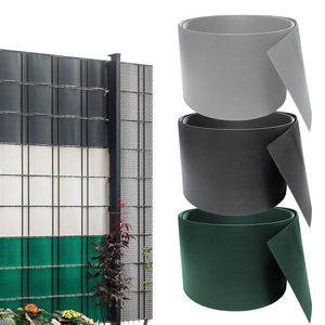 Custom Size Hard PVC <b>Strip</b> Fence Roll Privacy Screen Sichtschutzstreifen for Garden Fences Manufactured Pressure Treated <b>Plastic</b> - Product Image 4