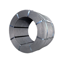 Haute teneur en carbone 85 #   Acier pour béton armé précontraint, acier pour béton armé pour la construction, 1*7 15,2 mm 12,7 mm, norme ASTM