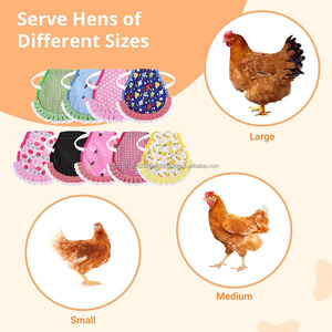 Al por mayor: Bonita silla de gallina para gallinas, delantales para gallinas, chalecos tipo silla para gallinas, ropa para aves de corral, protector de alas y plumas de la espalda - Product Image 5
