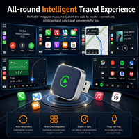 Boîtier intelligent Carplay AI, adaptateur sans fil Android Auto, système multimédia, double système, connexion rapide et stable, kit de mise à niveau