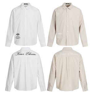 <span class=keywords><strong>Chemise</strong></span> à carreaux perlée respirante de style américain 11KN, couleur claire, <span class=keywords><strong>sans</strong></span> <span class=keywords><strong>repassage</strong></span>, pour homme et <span class=keywords><strong>femme</strong></span>, coupe ample, décontractée, amincissante, tridimensionnelle - Product Image 5