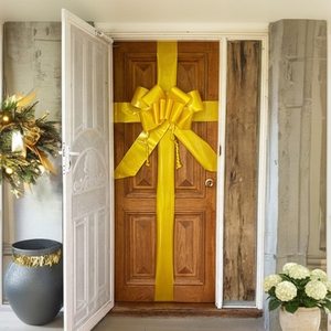 Customized Big Plastic Door Bow Giant Gift Wrap <strong>Ribbon</strong> <strong>for</strong> New Home Celebration Real Estate Grand Opening <strong>Wedding</strong> <strong>Car</strong> Decoration - Product Image 1